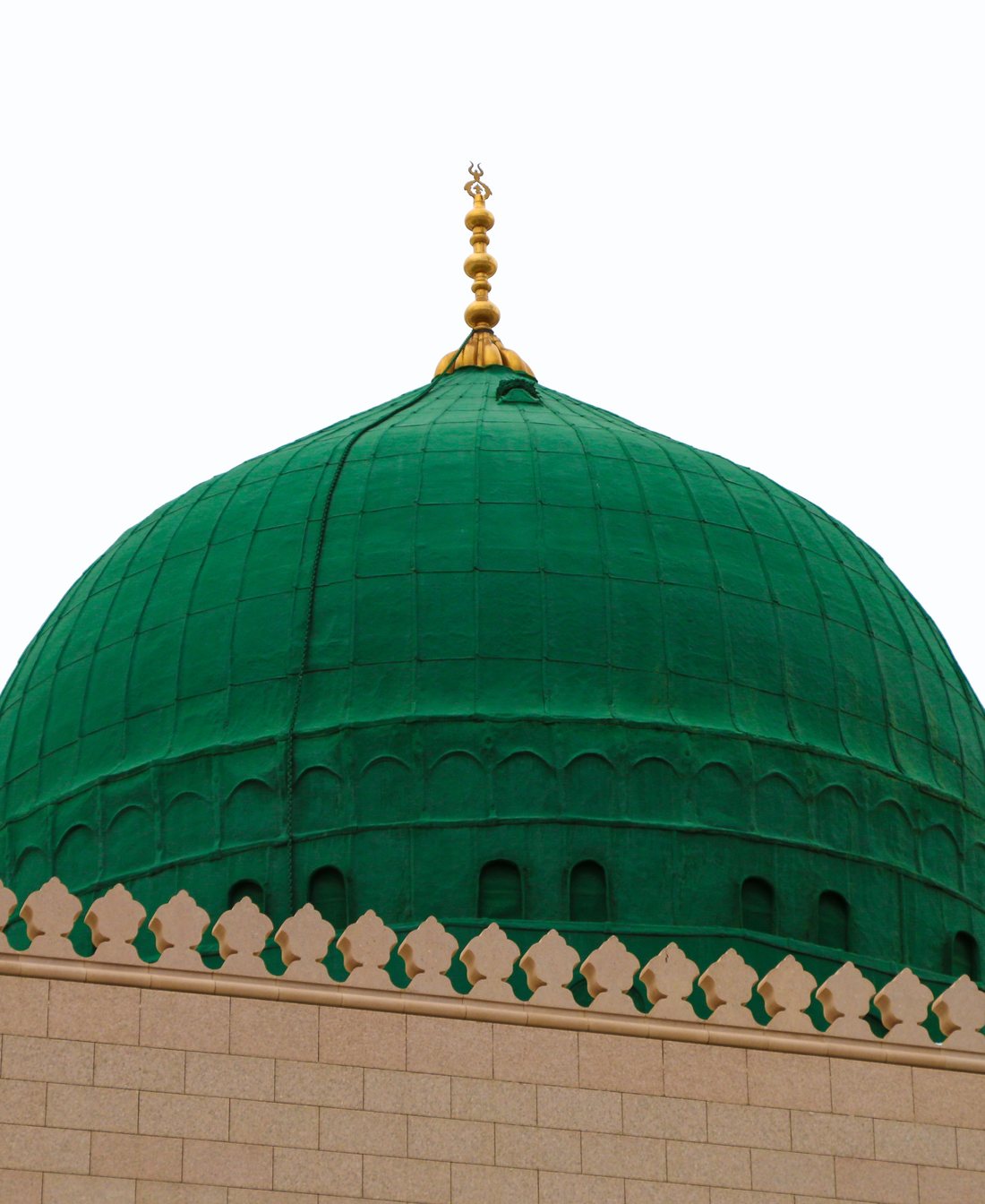 The Green Dome of Masjid an-Nabawi, Madinah